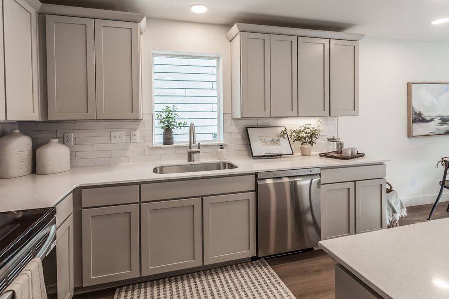 Furnished interior view inside a new home in Prairie Song, Windsor (Image 8).