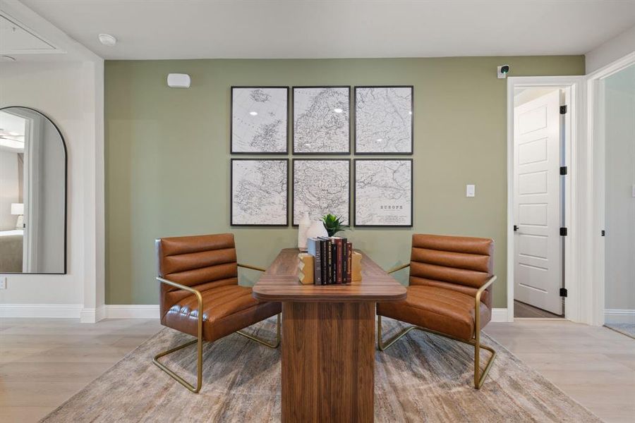 Furnished interior view inside a new home in , McKinney (Image 5).