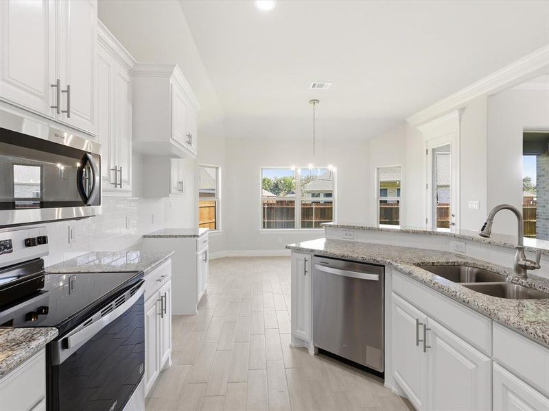 Furnished interior view inside a new home in , Springtown (Image 6). Furnished interior view inside a new home in , Springtown (Image 6).