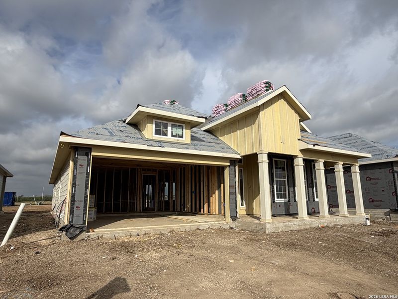 In-progress construction of a new home in Arroyo Ranch, Seguin, TX (Image 10). In-progress construction of a new home in Arroyo Ranch, Seguin, TX (Image 10).