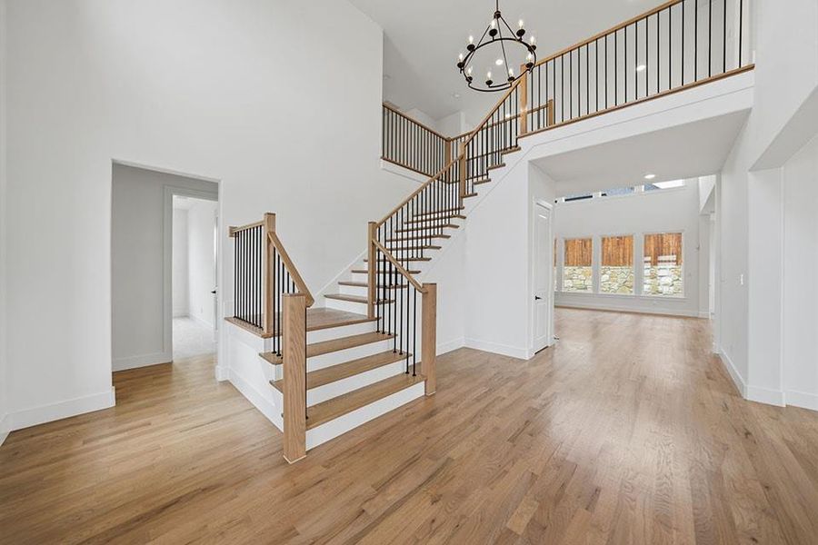 Spacious, unfurnished interior of a new home in Custer Ridge Estates, Allen (Image 26). Spacious, unfurnished interior of a new home in Custer Ridge Estates, Allen (Image 26).