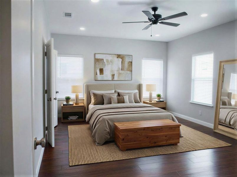 Furnished interior view inside a new home in , Fort Worth (Image 28).