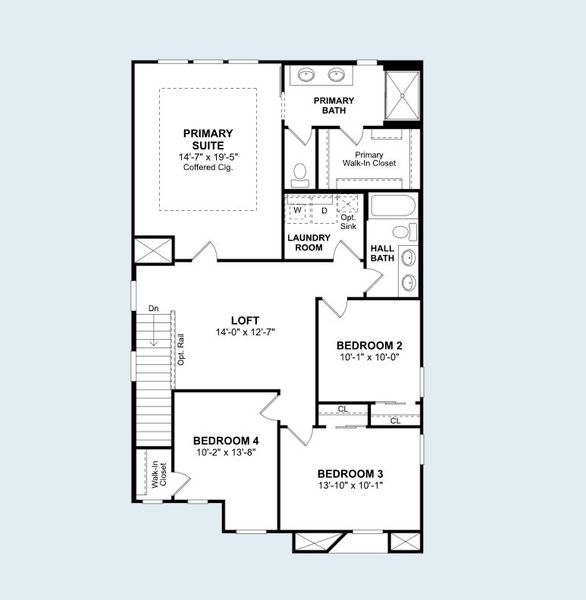 2D floor plan layout of this home in Manor at Legacy Place, Peoria, AZ (Image 5). 2D floor plan layout of this home in Manor at Legacy Place, Peoria, AZ (Image 5).