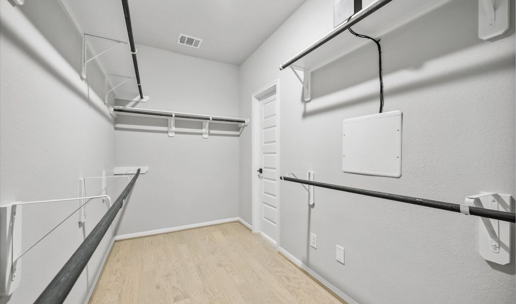 Owner's suite walk-in closet