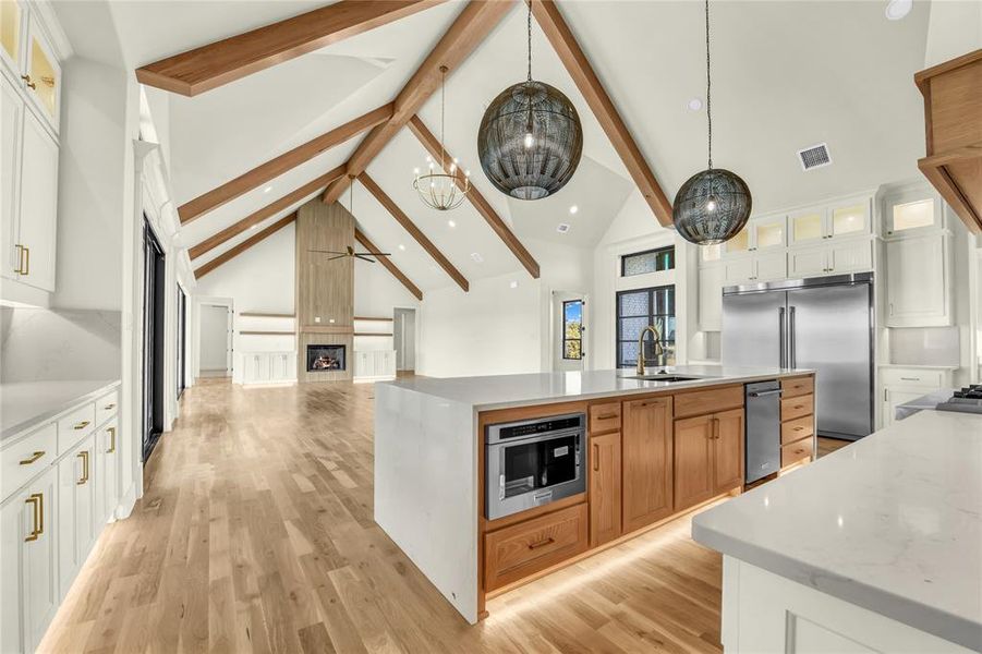 Furnished interior view inside a new home in , Aledo (Image 8).