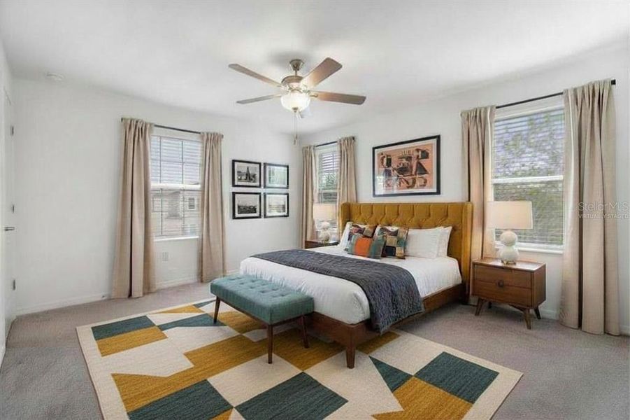 Furnished interior view inside a new home in , Tampa (Image 16). Furnished interior view inside a new home in , Tampa (Image 16).