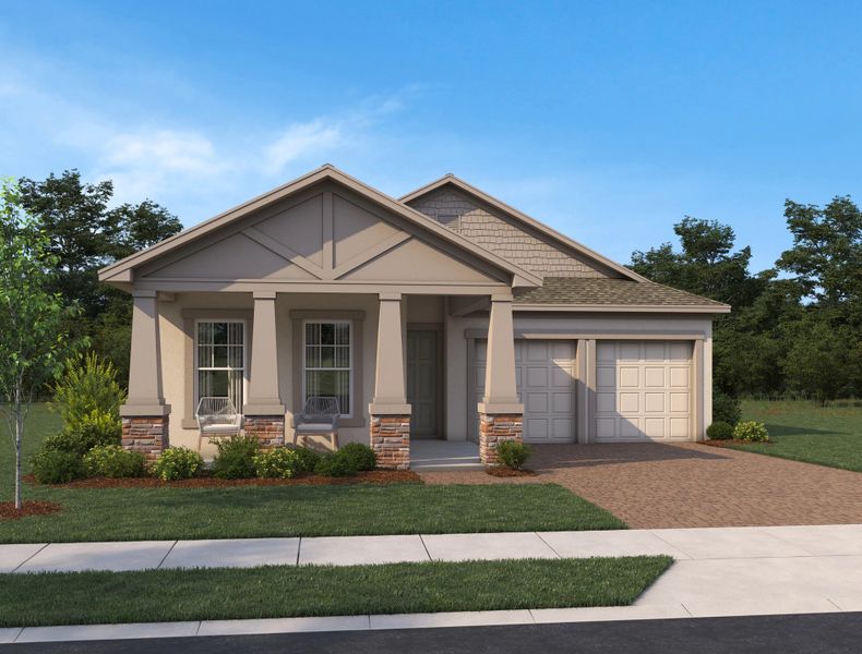 Representative exterior photo of a completed home built from the Plant by Ashton Woods in Lake Cawood Cove, Windermere, FL (Image 13).
