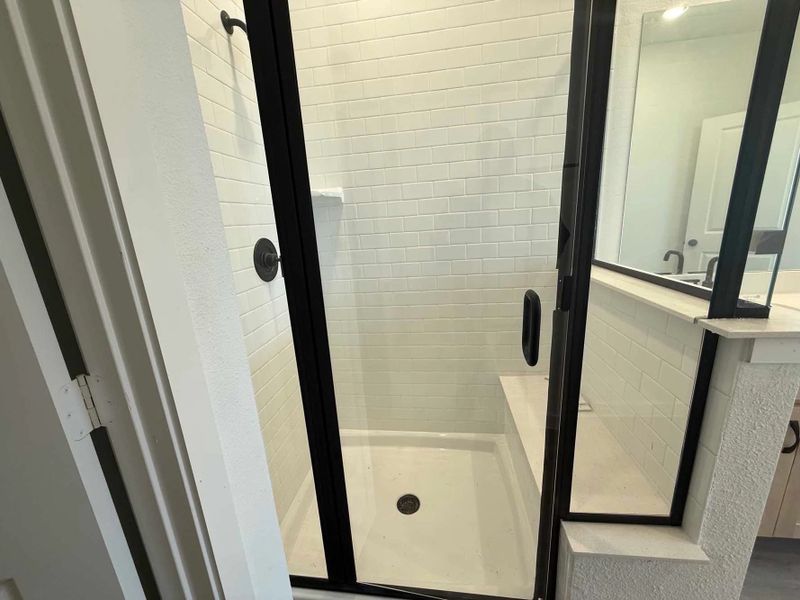 Primary Bathroom Construction Progress featuring the Artisan Collection