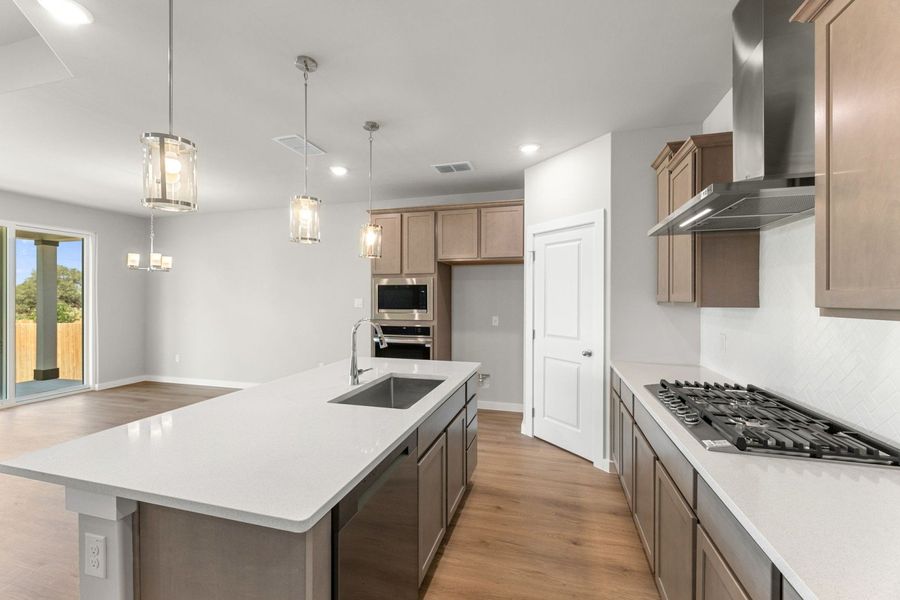 Furnished interior view inside a new home in Hickory Ridge, Elmendorf (Image 8).
