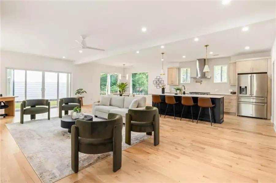 Furnished interior view inside a new home in , Atlanta (Image 7).