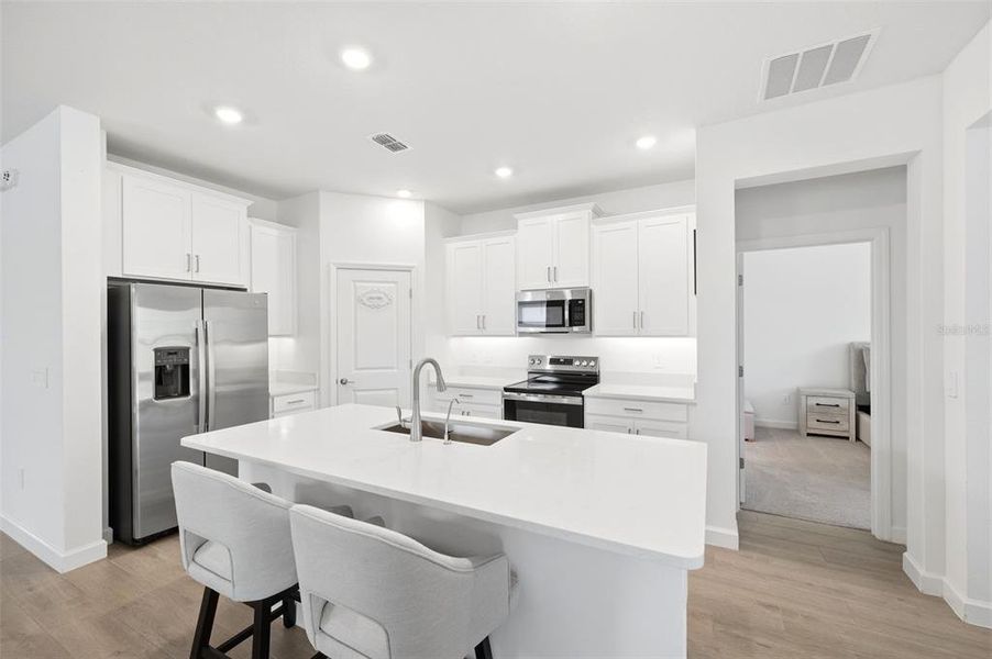 Furnished interior view inside a new home in Angeline Active Adult, Land O' Lakes (Image 11).