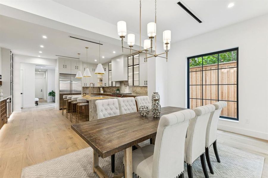 Furnished interior view inside a new home in , Dallas (Image 4).
