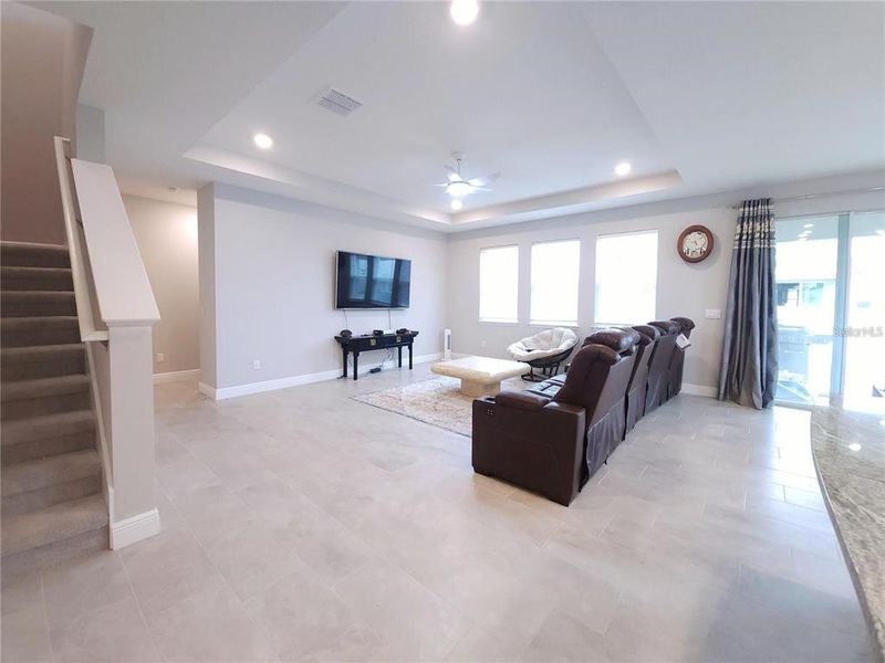 Furnished interior view inside a new home in Woodcreek, Wesley Chapel (Image 6).