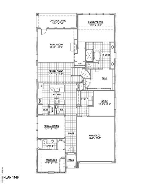 Plan 1146 1st Floor