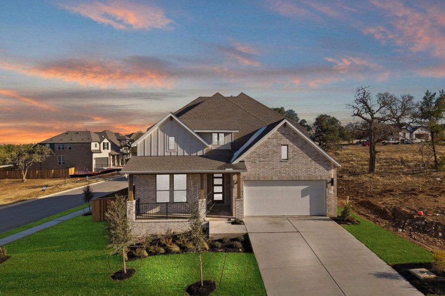 1444 Purple Petunia Lane - Schertz C Elevation 1444 Purple Petunia Lane - Schertz C Elevation