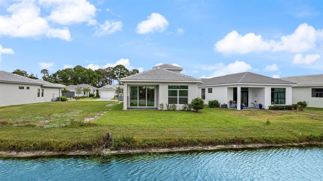 Exterior details and patio area of a home in , Port St. Lucie (Image 2). Exterior details and patio area of a home in , Port St. Lucie (Image 2).