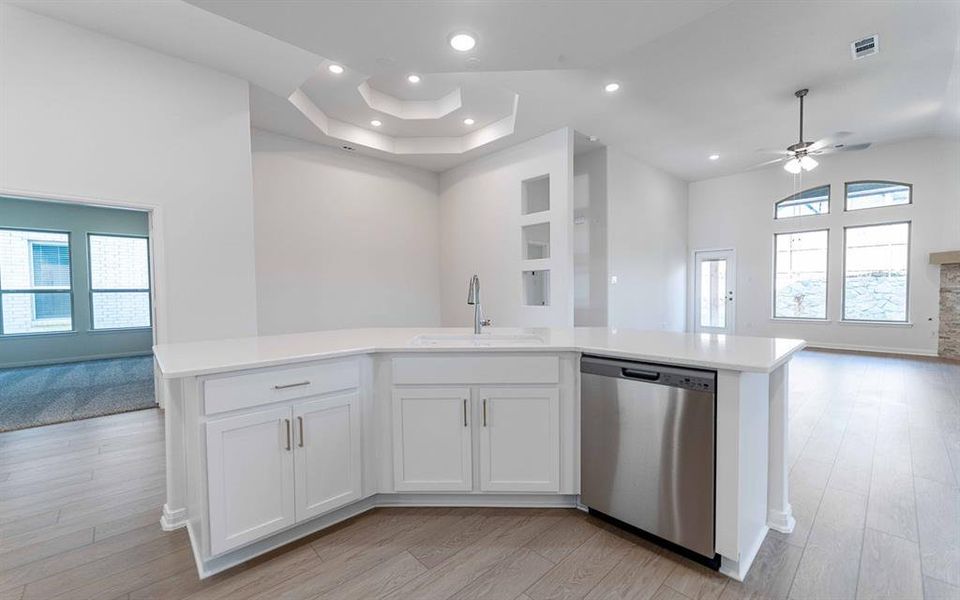 Furnished interior view inside a new home in La Terra, Celina (Image 8). Furnished interior view inside a new home in La Terra, Celina (Image 8).