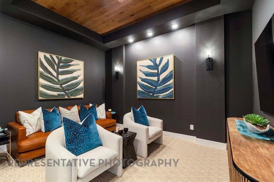 Furnished interior view inside a new home in Star Trail, Prosper (Image 15).