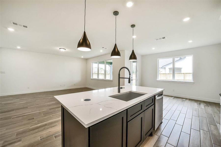 Furnished interior view inside a new home in Sienna 40', Missouri City (Image 8). Furnished interior view inside a new home in Sienna 40', Missouri City (Image 8).