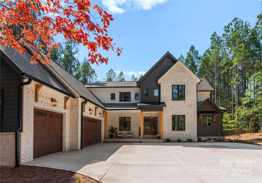 Front exterior of a new home in , Denver, NC, highlighting curb appeal (Image 22).