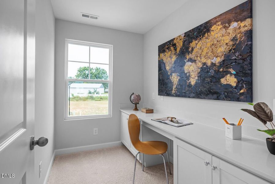 Furnished interior view inside a new home in Gregory Village, Lillington (Image 26).