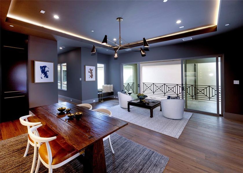 Furnished interior view inside a new home in , Southlake (Image 6).