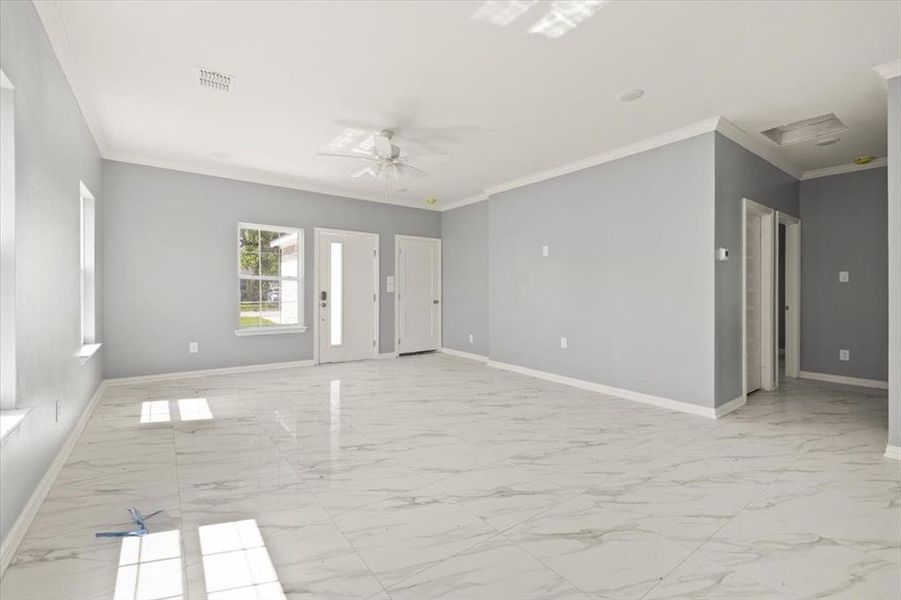 Spacious, unfurnished interior of a new home in , Royse City (Image 24). Spacious, unfurnished interior of a new home in , Royse City (Image 24).