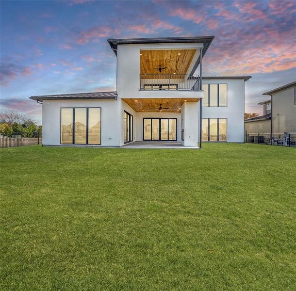 Exterior details and patio area of a home in , Heath (Image 30).