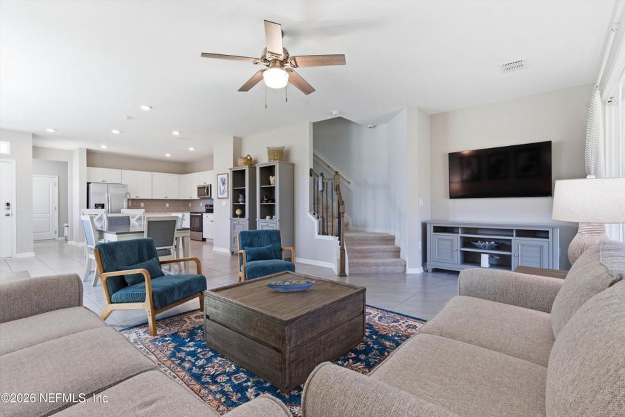 Furnished interior view inside a new home in , St. Augustine (Image 29).