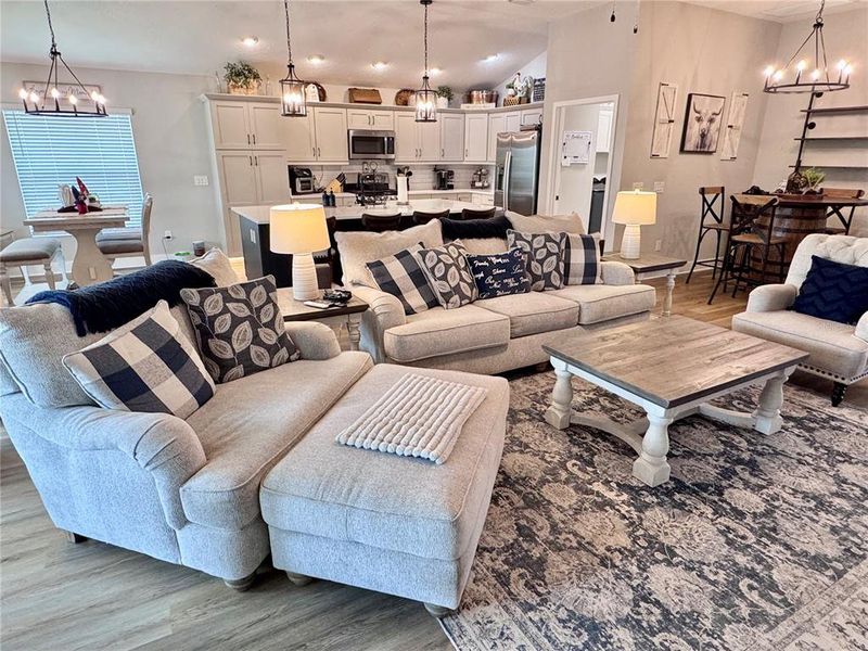Furnished interior view inside a new home in , The Villages (Image 5).