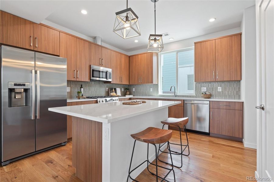Furnished interior view inside a new home in , Denver (Image 14).