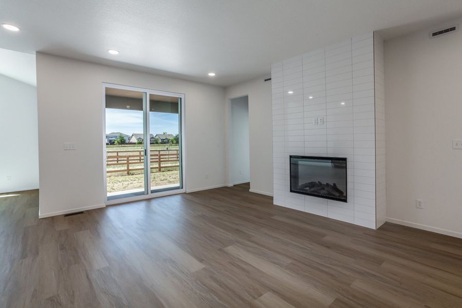 Representative unfurnished interior of a home built from the Morrison by Hartford Homes in Trailside, Timnath (Image 25).