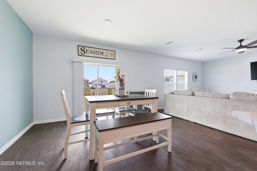 Furnished interior view inside a new home in Ravenswood Village, St. Augustine (Image 17).