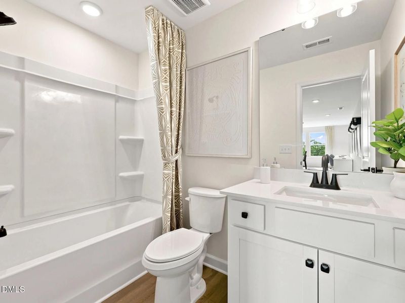 Furnished interior view inside a new home in Sage on North Main, Wake Forest (Image 34).
