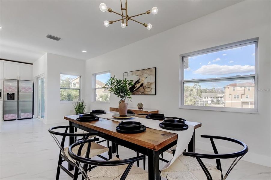 Furnished interior view inside a new home in , New Port Richey (Image 19).