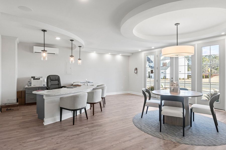 Representative furnished interior of a home built from the The Hampton by RobuckHomes in Kennebec Crossing, Angier (Image 24).