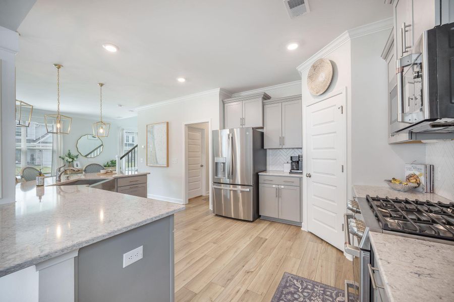 Furnished interior view inside a new home in Cordgrass Landing, Johns Island (Image 39).