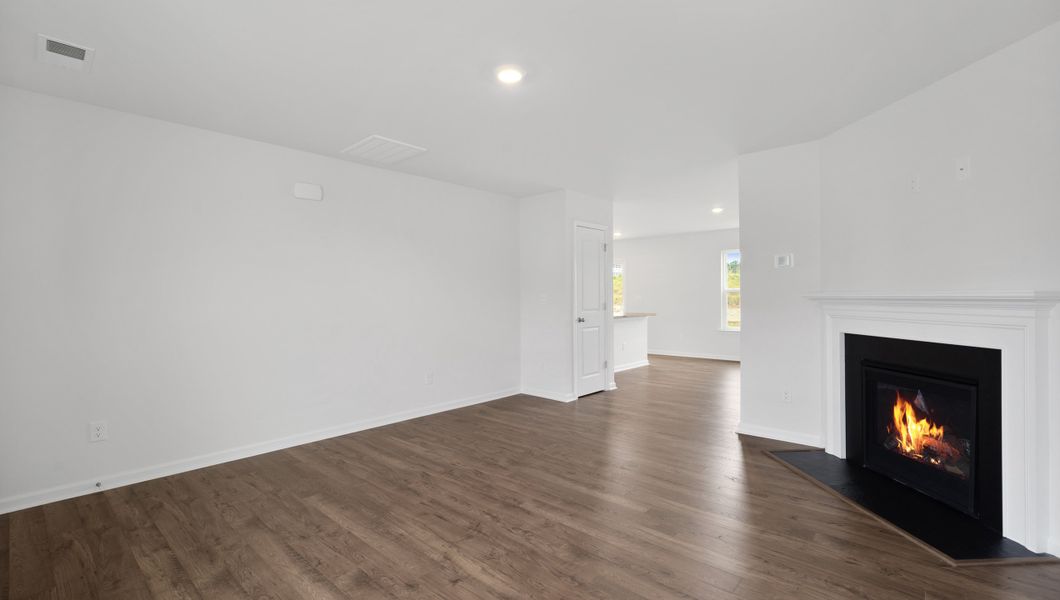 Representative unfurnished interior of a home built from the BRANDON by D.R. Horton in Harrier Point, Woodruff (Image 14).
