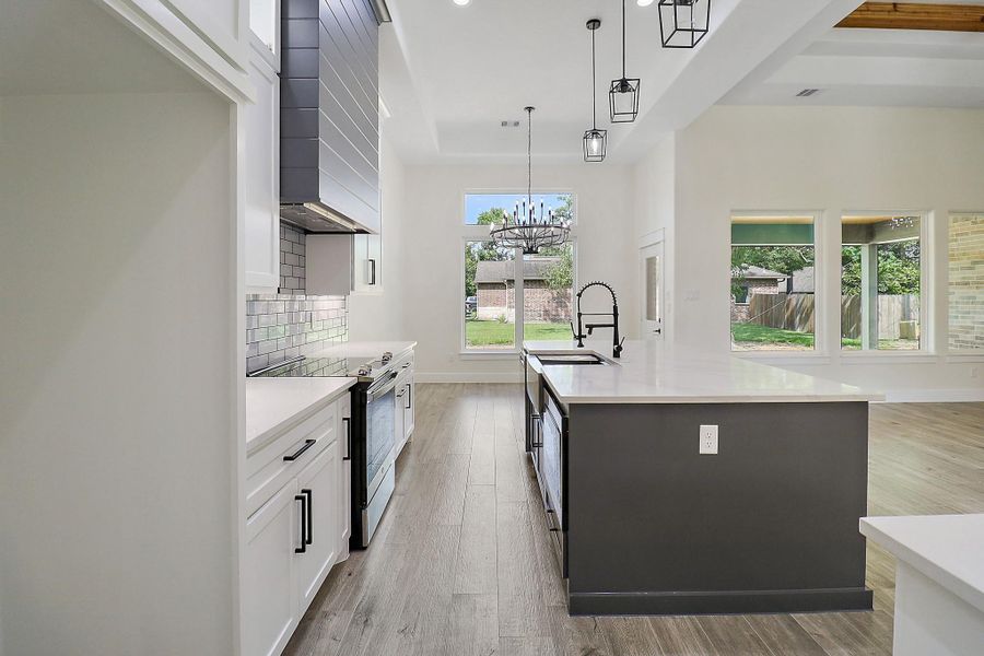 Furnished interior view inside a new home in , Crosby (Image 10).