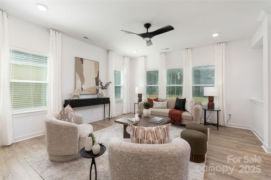 Furnished interior view inside a new home in , Charlotte (Image 14).