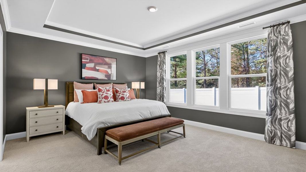 Representative furnished interior of a home built from the Hartwell by D.R. Horton in The Manors at Martin Farms, Aberdeen (Image 7).