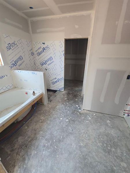 In-progress construction of a new home in Morningstar, Aledo, TX (Image 8).