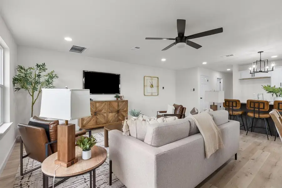 Furnished interior view inside a new home in , Robinson (Image 14).