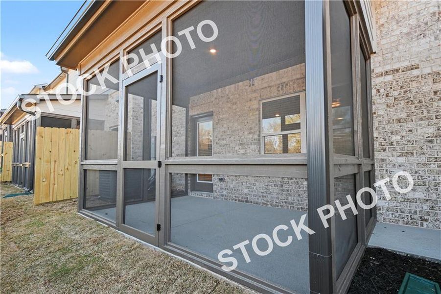 Exterior details and patio area of a home in , Norcross (Image 3).