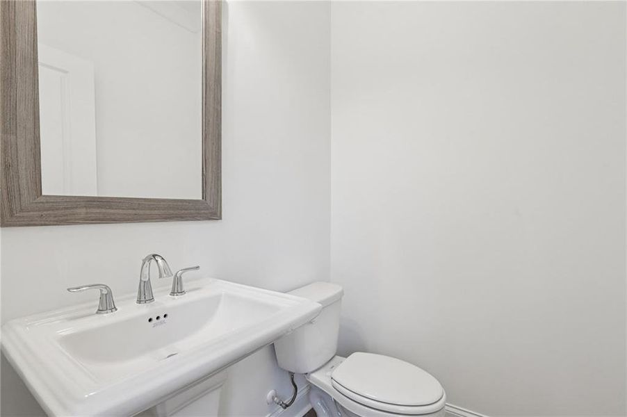 Close-up of interior finishes inside a home in Evanshire Townhomes, Duluth (Image 19).