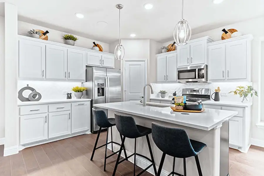 Representative furnished interior of a home built from the Fannin by Pacesetter Homes in Walden Pond, Forney (Image 4).