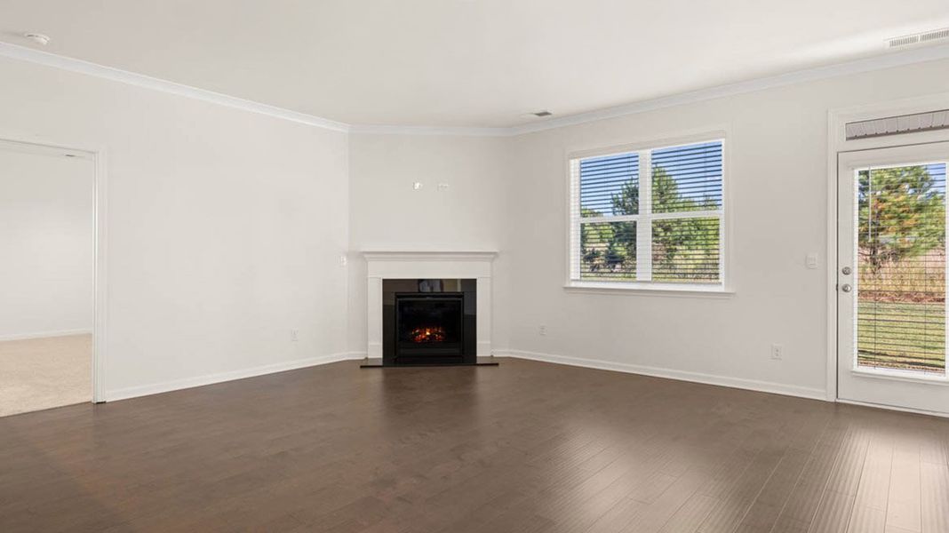 Spacious, unfurnished interior of a new home in The Gates at Pates Creek, Hampton (Image 25).