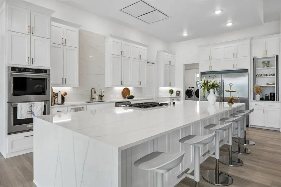 Furnished interior view inside a new home in , Northlake (Image 8).