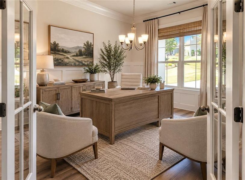 Furnished interior view inside a new home in , Jefferson (Image 16).