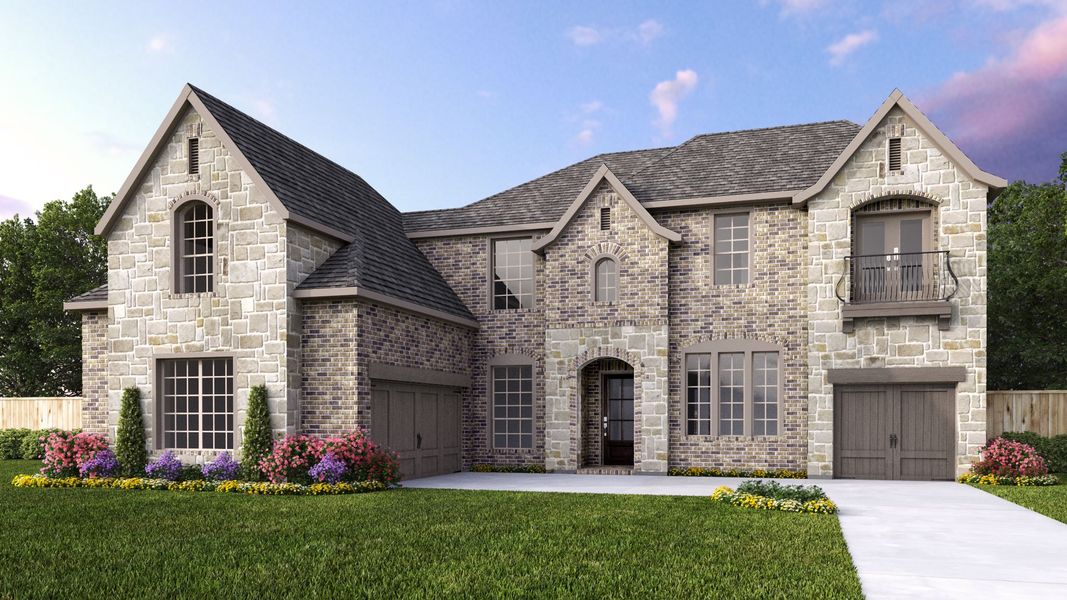 Representative exterior photo of a completed home built from the 630A by Britton Homes in Adkins Park, Hurst, TX (Image 12).